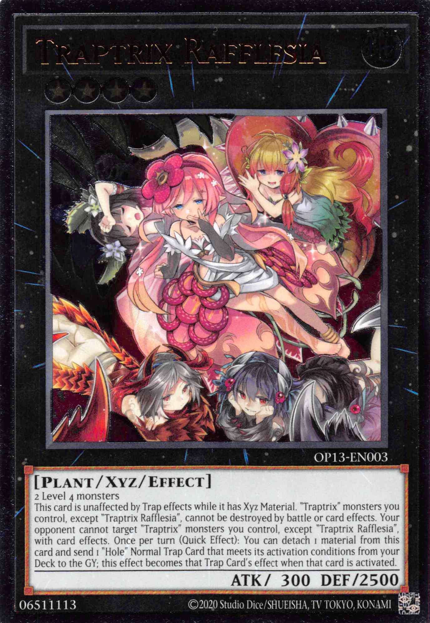 Traptrix Rafflesia [OP13-EN003] Ultimate Rare | Kessel Run Games Inc. 