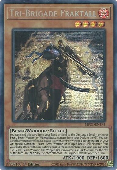 Tri-Brigade Fraktall [MP21-EN171] Prismatic Secret Rare | Kessel Run Games Inc. 