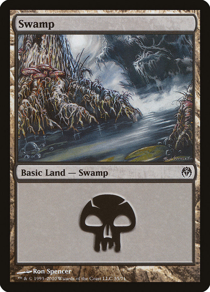 Swamp (35) [Duel Decks: Phyrexia vs. the Coalition] | Kessel Run Games Inc. 