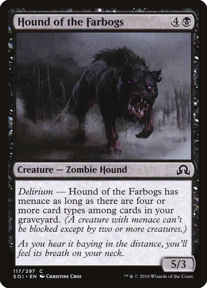 Hound of the Farbogs [Shadows over Innistrad] | Kessel Run Games Inc. 