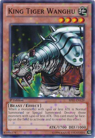 King Tiger Wanghu [BP01-EN129] Starfoil Rare | Kessel Run Games Inc. 