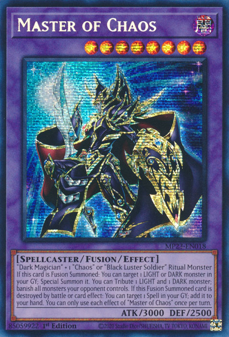 Master of Chaos [MP23-EN018] Prismatic Secret Rare | Kessel Run Games Inc. 