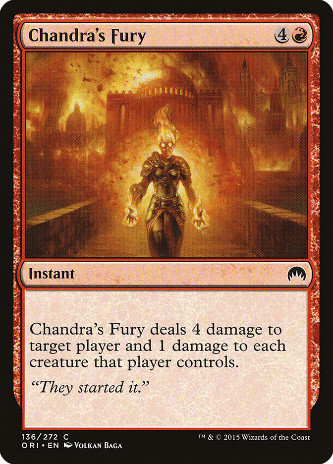 Chandra's Fury [Magic Origins] | Kessel Run Games Inc. 