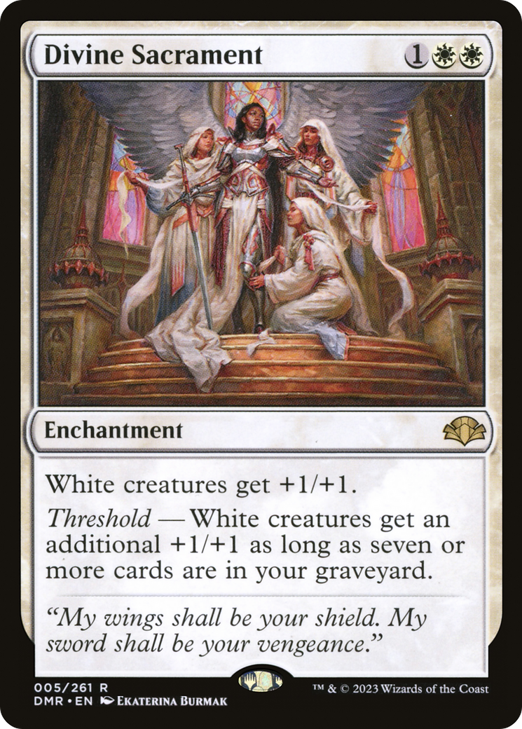 Divine Sacrament [Dominaria Remastered] | Kessel Run Games Inc. 