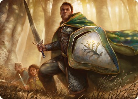 Boromir, Warden of the Tower Art Card [The Lord of the Rings: Tales of Middle-earth Art Series] | Kessel Run Games Inc. 
