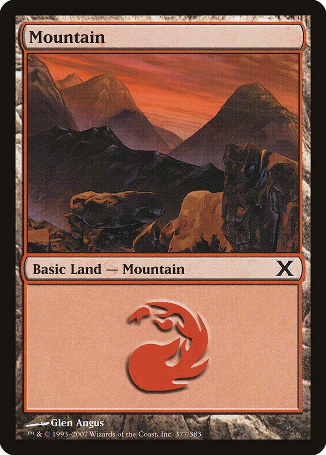 Mountain (377) [Tenth Edition] | Kessel Run Games Inc. 