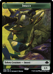 Insect // Construct Double-Sided Token [Dominaria Remastered Tokens] | Kessel Run Games Inc. 