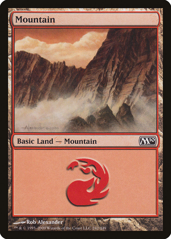 Mountain (242) [Magic 2010] | Kessel Run Games Inc. 