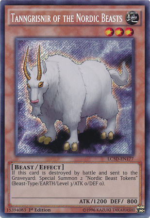 Tanngrisnir of the Nordic Beasts [LC5D-EN177] Secret Rare | Kessel Run Games Inc. 