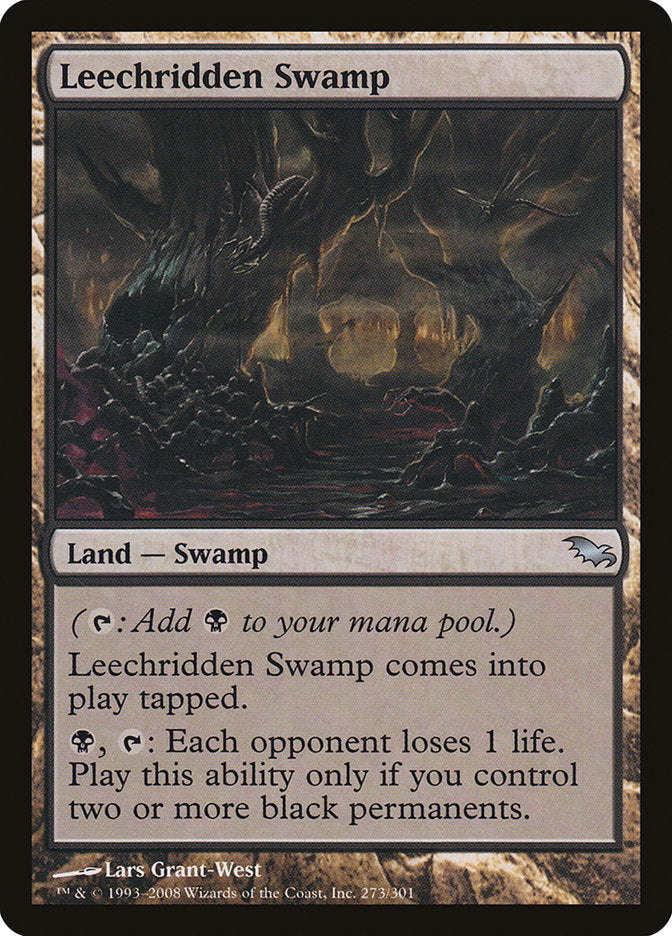 Leechridden Swamp [Shadowmoor] | Kessel Run Games Inc. 