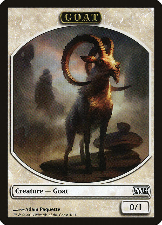 Goat Token [Magic 2014 Tokens] | Kessel Run Games Inc. 