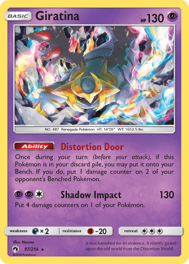 Giratina (97/214) (Theme Deck Exclusive) [Sun & Moon: Lost Thunder] | Kessel Run Games Inc. 