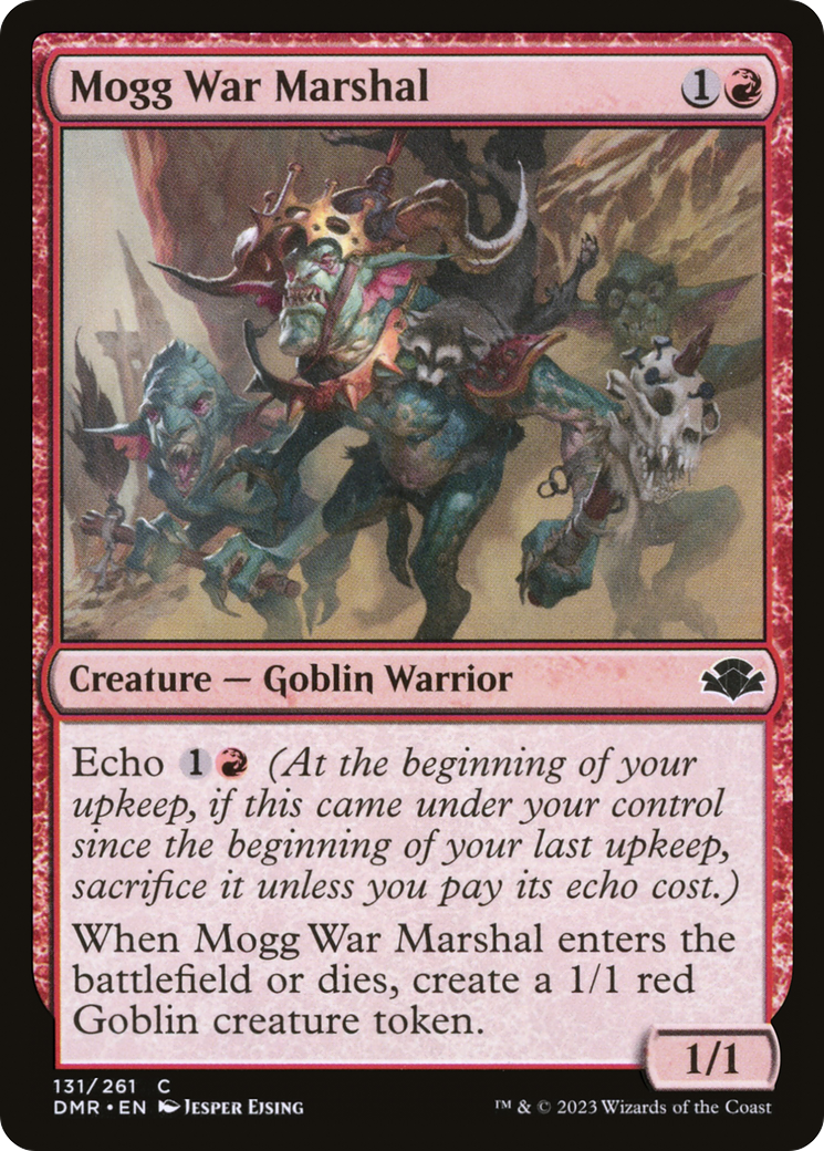 Mogg War Marshal [Dominaria Remastered] | Kessel Run Games Inc. 