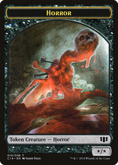 Horror // Zombie (016/036) Double-Sided Token [Commander 2014 Tokens] | Kessel Run Games Inc. 