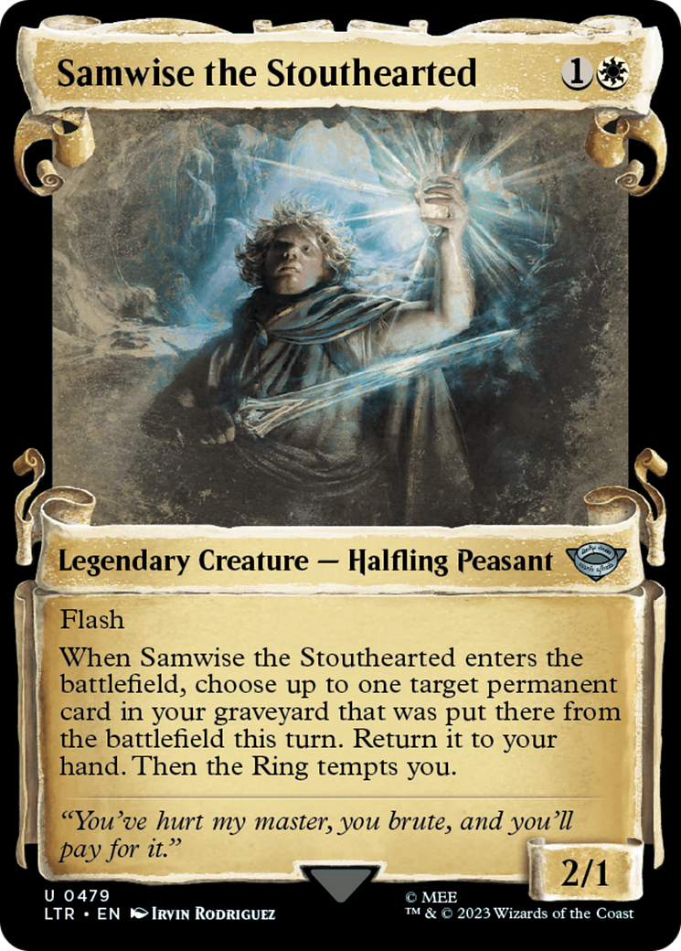 Samwise the Stouthearted [The Lord of the Rings: Tales of Middle-Earth Showcase Scrolls] | Kessel Run Games Inc. 