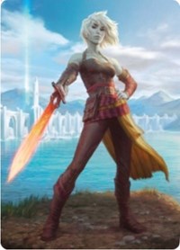 Nahiri, Heir of the Ancients 1 Art Card [Zendikar Rising Art Series] | Kessel Run Games Inc. 