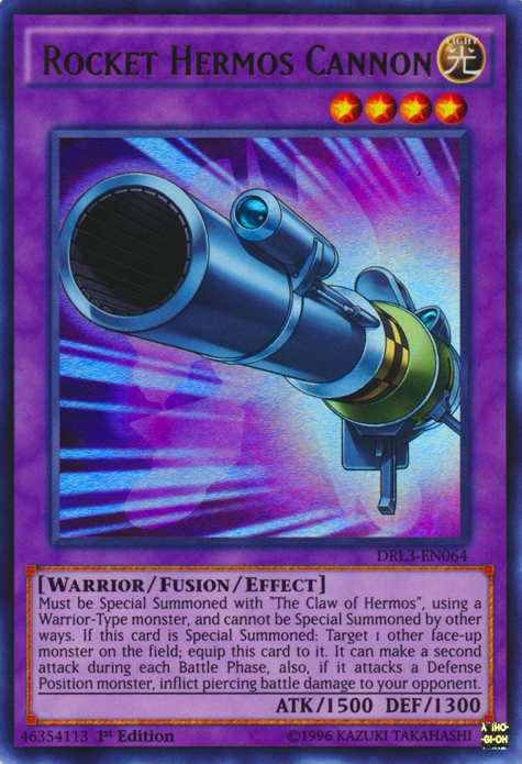 Rocket Hermos Cannon [DRL3-EN064] Ultra Rare | Kessel Run Games Inc. 