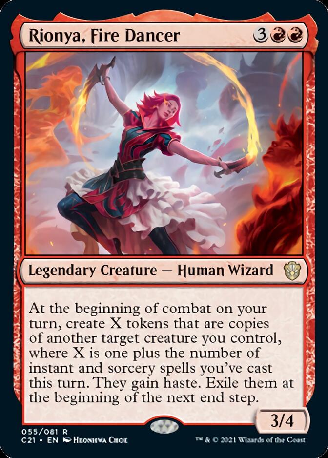 Rionya, Fire Dancer [Commander 2021] | Kessel Run Games Inc. 