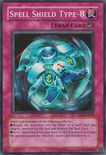 Spell Shield Type-8 [DR1-EN098] Super Rare | Kessel Run Games Inc. 