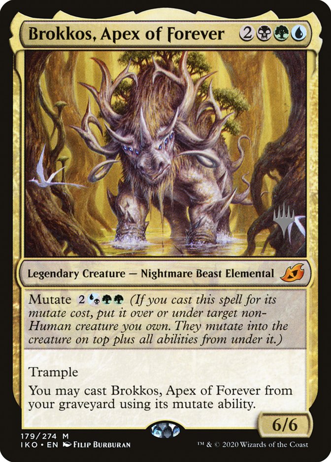 Brokkos, Apex of Forever (Promo Pack) [Ikoria: Lair of Behemoths Promos] | Kessel Run Games Inc. 