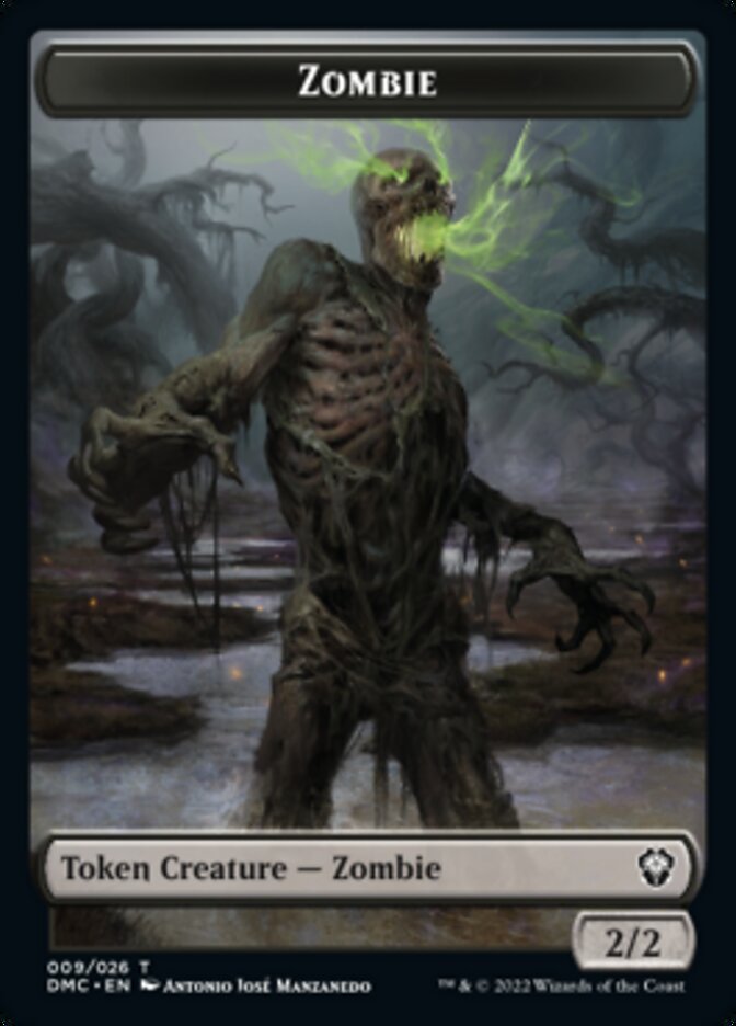 Zombie Token [Dominaria United Commander Tokens] | Kessel Run Games Inc. 