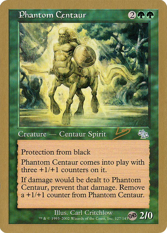 Phantom Centaur (Raphael Levy) (SB) [World Championship Decks 2002] | Kessel Run Games Inc. 