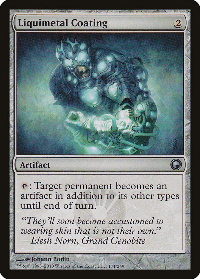 Liquimetal Coating [Scars of Mirrodin] | Kessel Run Games Inc. 