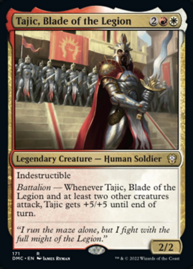 Tajic, Blade of the Legion [Dominaria United Commander] | Kessel Run Games Inc. 