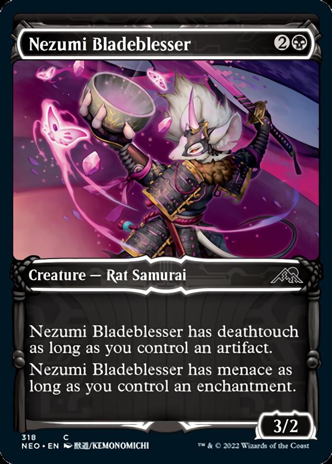 Nezumi Bladeblesser (Showcase Samurai) [Kamigawa: Neon Dynasty] | Kessel Run Games Inc. 