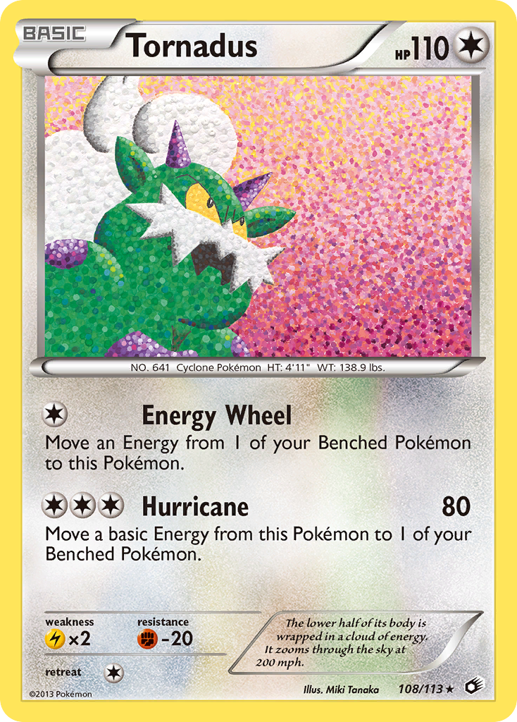 Tornadus (108/113) [Black & White: Legendary Treasures] | Kessel Run Games Inc. 