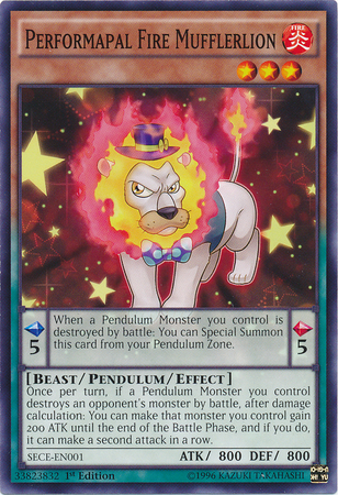 Performapal Fire Mufflerlion [SECE-EN001] Common | Kessel Run Games Inc. 