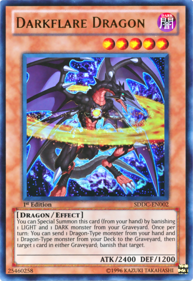 Darkflare Dragon [SDDC-EN002] Ultra Rare | Kessel Run Games Inc. 