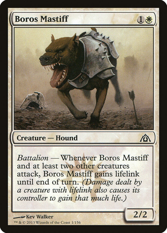 Boros Mastiff [Dragon's Maze] | Kessel Run Games Inc. 