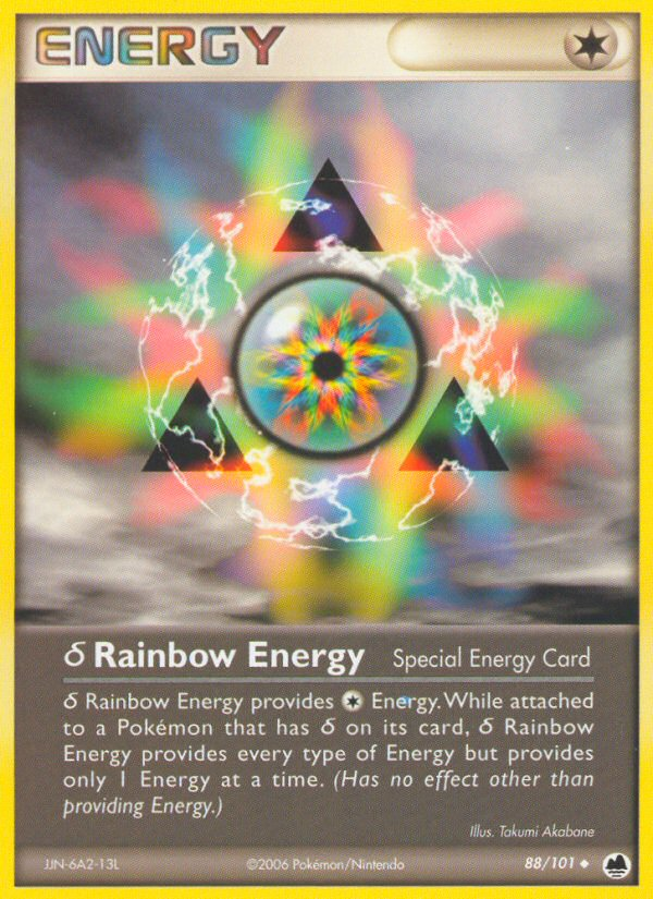 Rainbow Energy (88/101) (Delta Species) [EX: Dragon Frontiers] | Kessel Run Games Inc. 