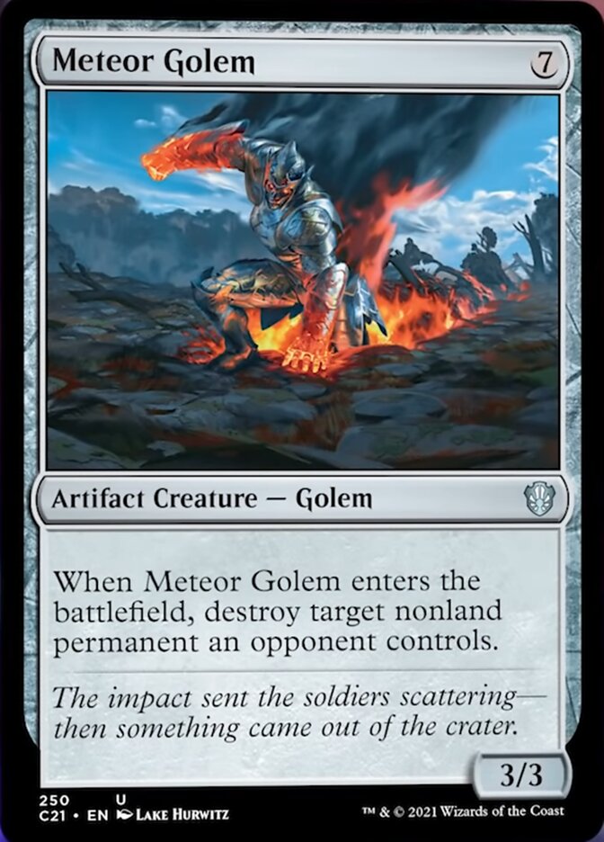 Meteor Golem [Commander 2021] | Kessel Run Games Inc. 