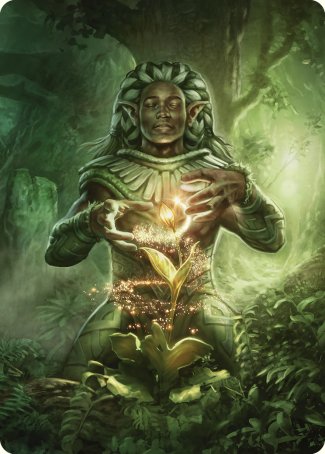 Elvish Mystic Art Card [Commander Masters Art Series] | Kessel Run Games Inc. 