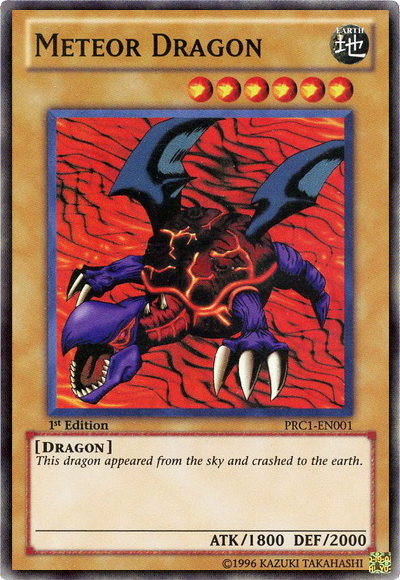 Meteor Dragon [PRC1-EN001] Super Rare | Kessel Run Games Inc. 