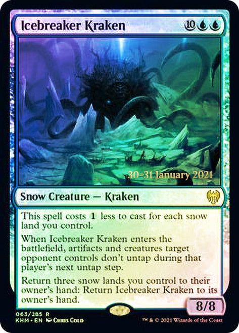 Icebreaker Kraken [Kaldheim Prerelease Promos] | Kessel Run Games Inc. 