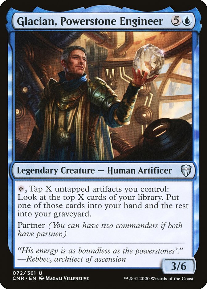 Glacian, Powerstone Engineer [Commander Legends] | Kessel Run Games Inc. 