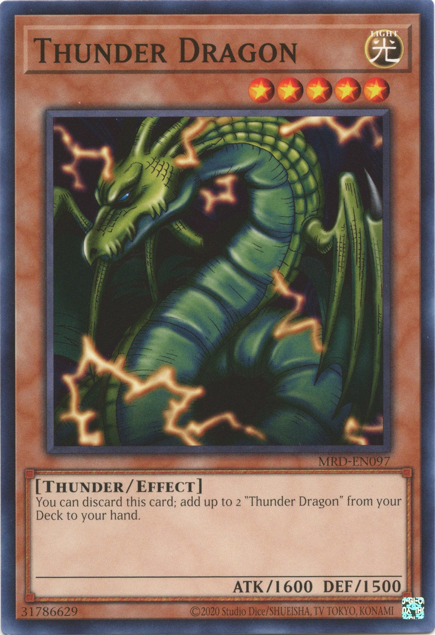 Thunder Dragon (25th Anniversary) [MRD-EN097] Common | Kessel Run Games Inc. 