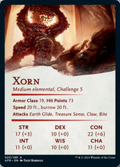 Xorn Art Card [Dungeons & Dragons: Adventures in the Forgotten Realms Art Series] | Kessel Run Games Inc. 