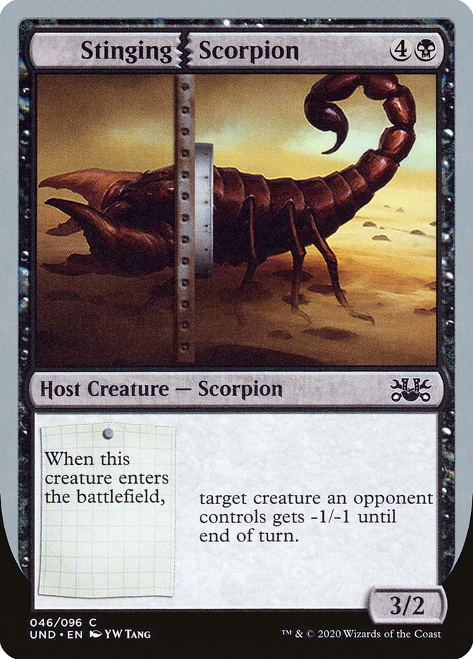 Stinging Scorpion [Unsanctioned] | Kessel Run Games Inc. 