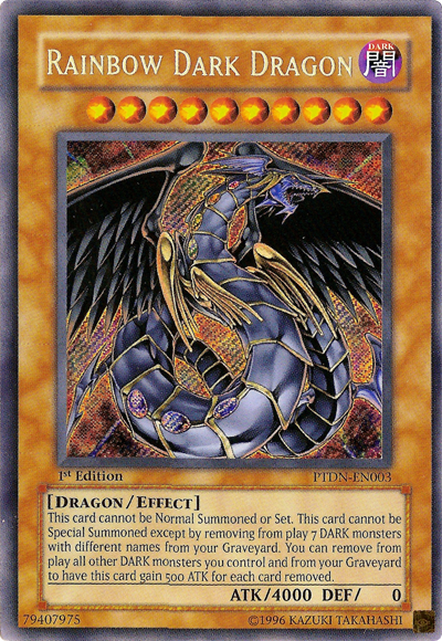 Rainbow Dark Dragon [PTDN-EN003] Secret Rare | Kessel Run Games Inc. 