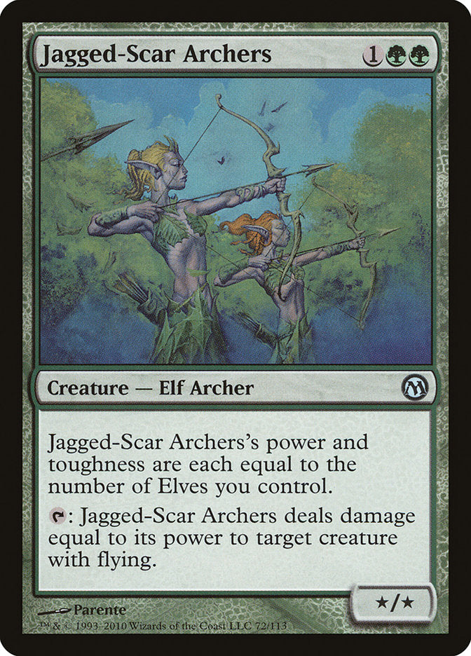 Jagged-Scar Archers [Duels of the Planeswalkers] | Kessel Run Games Inc. 