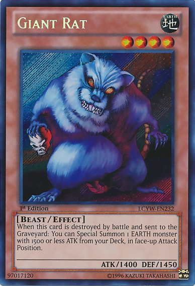 Giant Rat [LCYW-EN232] Secret Rare | Kessel Run Games Inc. 