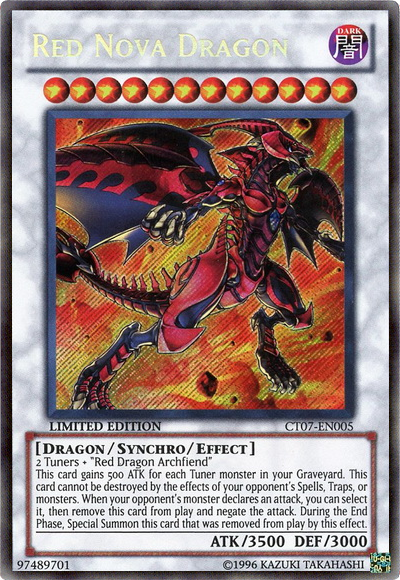 Red Nova Dragon [CT07-EN005] Secret Rare | Kessel Run Games Inc. 