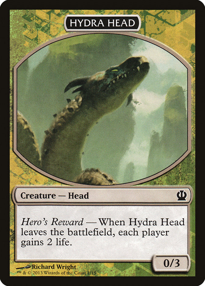 Hydra Head Token [Theros Face the Hydra] | Kessel Run Games Inc. 