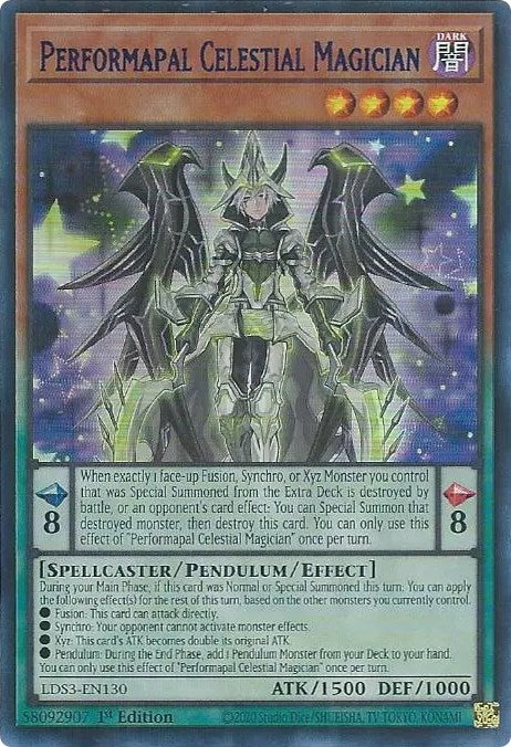 Performapal Celestial Magician (Blue) [LDS3-EN130] Ultra Rare | Kessel Run Games Inc. 