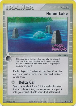 Holon Lake (87/110) (Stamped) [EX: Holon Phantoms] | Kessel Run Games Inc. 
