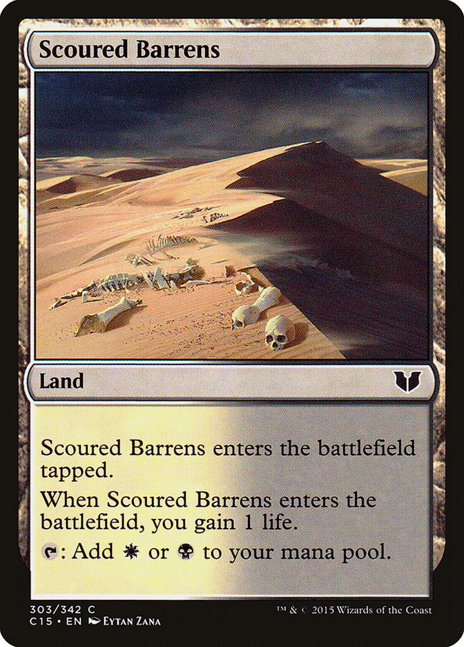 Scoured Barrens [Commander 2015] | Kessel Run Games Inc. 